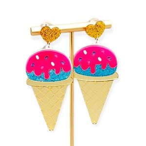 Ice Cream Shimmer Earrings